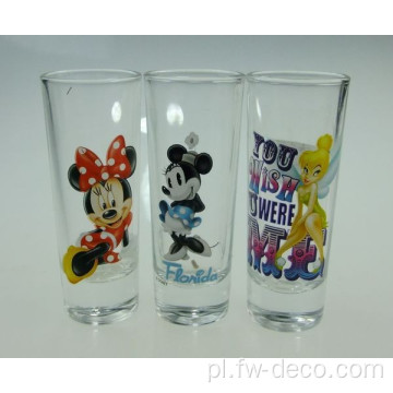 Mickey Shot Glass Ręcznie pomalowany szklankę